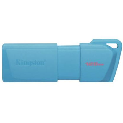 USB 3.2 MEMORIA KINGSTON 128GB DT EXODIA M AQUA-AZUL NEON