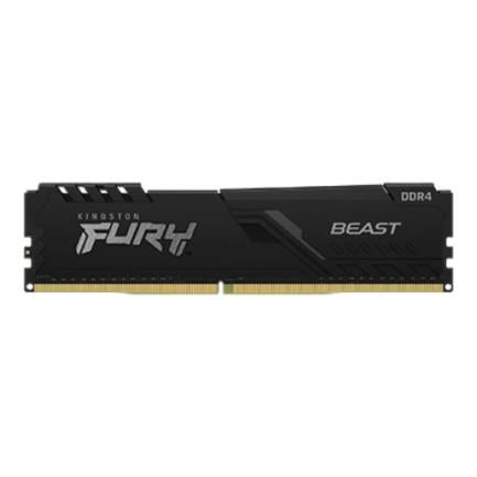 Memoria Ram Kingston FURY Beast 8 GB 2666MHz DDR4 CL16 DIMM Color Negro