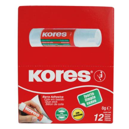 Lapiz adhesivo Kores 8 GR C/12