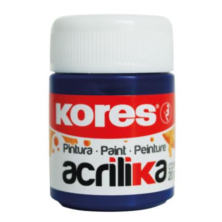 PINTURA ACRILICA KORES 20 ML AZUL C/12 BOTES