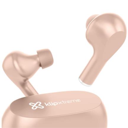 Audífonos Inalámbricos Klip TWS Xtreme ZoundBuds KTE-250PK Bluetooth Estuche de Carga 21h de Duración Color Rosa