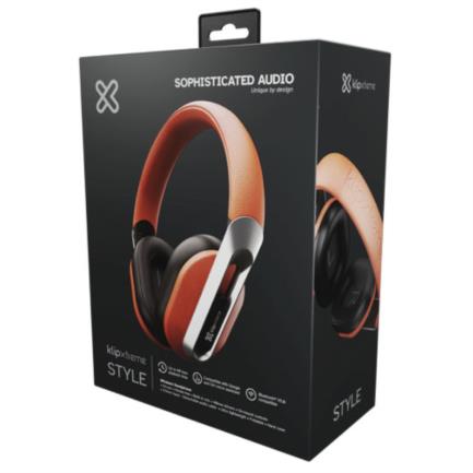 Audífonos Inalámbricos Klip Xtreme Style KWH-750CO Diadema Ajustable Bluetooth Color Coral