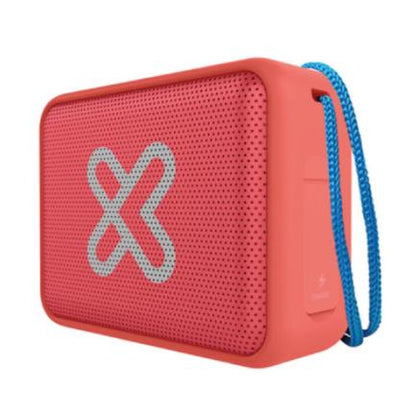 Bocina Portátil Klip Xtreme Nitro KBS-025OR Bluetooth TWS IPX7 Micrófono y Batería Recargable Incorporada 2000mAh Coral