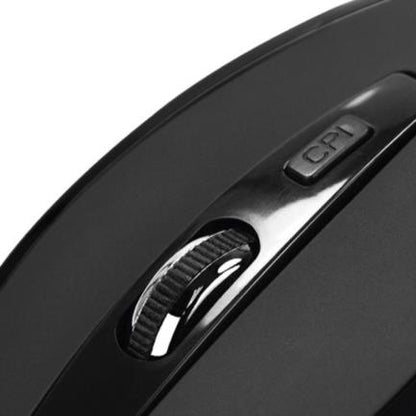 Mouse Inalámbrico Klip Xtreme Klever KMW-340BK Ergonómico Plug & Play Sensor Óptico Negro