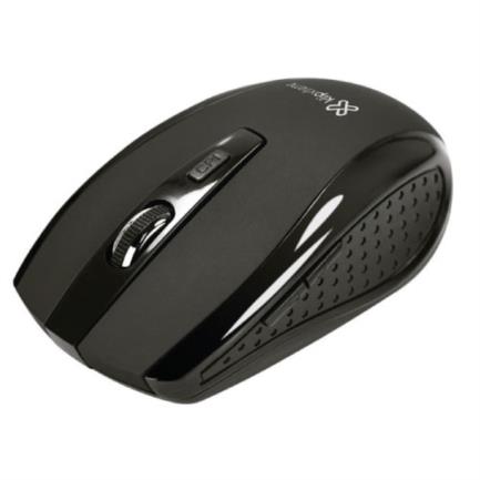 Mouse Inalámbrico Klip Xtreme Klever KMW-340BK Ergonómico Plug & Play Sensor Óptico Negro