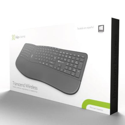 Teclado Inalámbrico Premium Klip Xtreme Trascend Wireless KBK-530S Ergonómico 2.4GHz