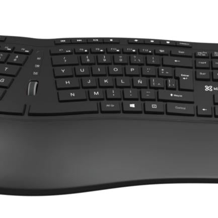 Teclado Inalámbrico Premium Klip Xtreme Trascend Wireless KBK-530S Ergonómico 2.4GHz