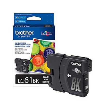 Tinta Brother LC61BK Rendimiento 450 Páginas MFC6490 Color Negro