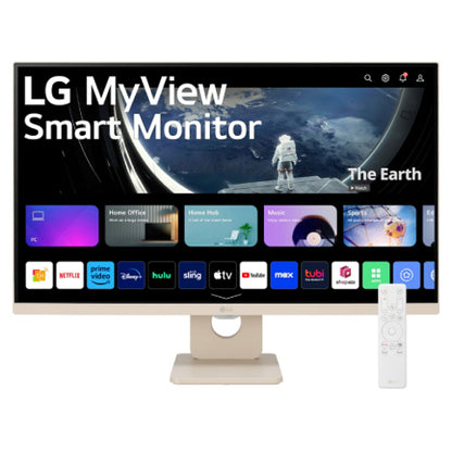 Monitor LG 27 pulgadas Myview Smart TV WebOs23 IPS 1920x1080 HDMI USB 1 yr garantia