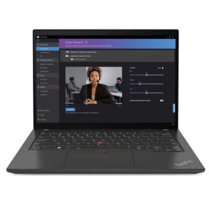 Lenovo ThinkPad T14 Intel® Core™ i7 i7-1355U Computadora portátil 35.6 cm (14") WUXGA 16 GB DDR5-SDRAM 512 GB SSD Wi-Fi 6E (802.11ax) Windows 11 Pro Negro