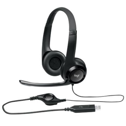 Logitech ClearChat Comfort Auriculares Alámbrico Llamadas/Música Negro