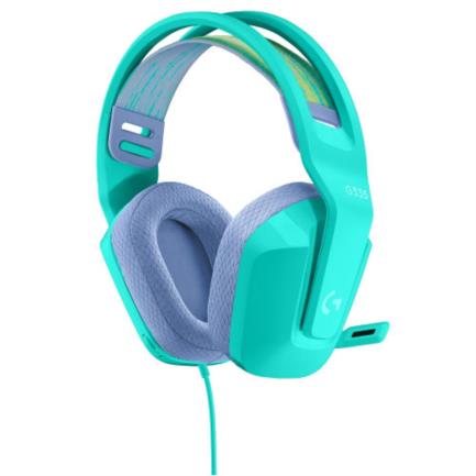 Audífonos Logitech G335 Gaming Micrófono/Cable 3.5mm Color Menta