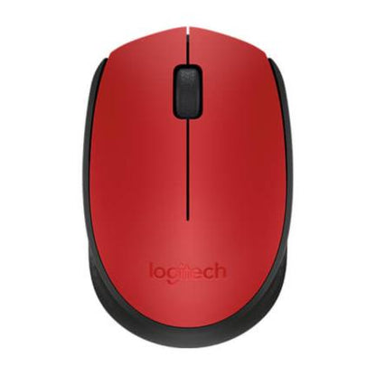 Mouse Logitech M170 Inalámbrico Plug and Play USB Color Rojo