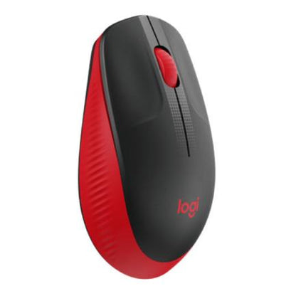 MOUSE INALAMBRICO M190 AMBIDIES DE TAMANO REGULAR COLOR ROJO