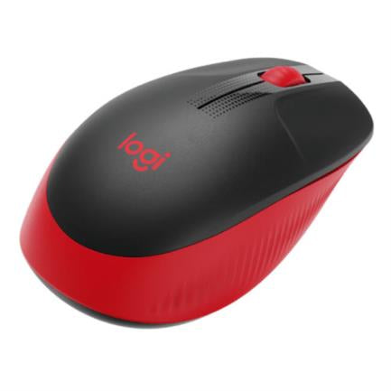 MOUSE INALAMBRICO M190 AMBIDIES DE TAMANO REGULAR COLOR ROJO