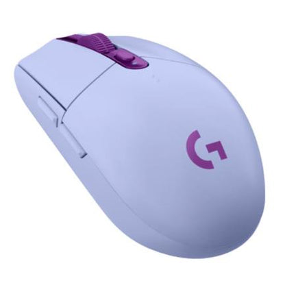 Mouse Logitech G305 LIGHTSPEED Gaming Inalámbrico Sensor Hero 6 Botones Color Lila