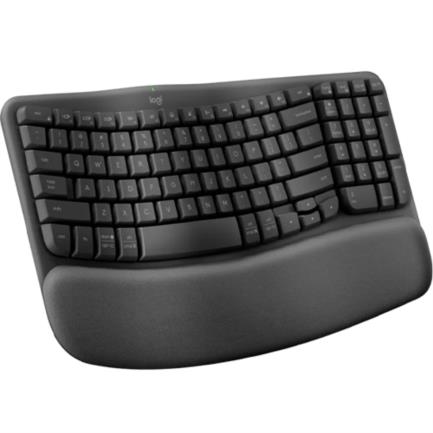 Logitech Wave Keys teclado Oficina RF inalámbrico + bluetooth QWERTY Español Grafito