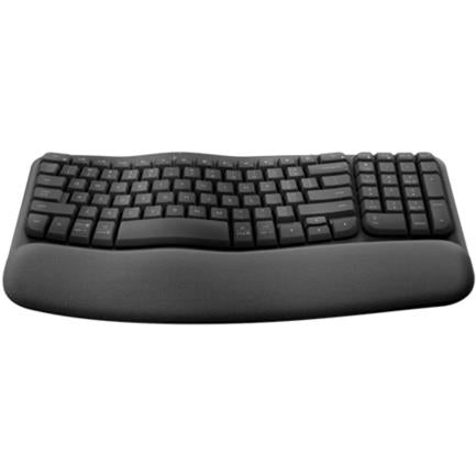 Logitech Wave Keys teclado Oficina RF inalámbrico + bluetooth QWERTY Español Grafito