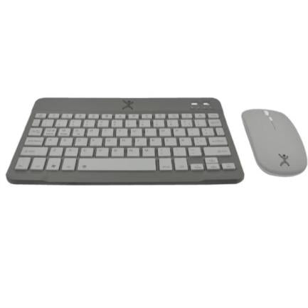 KIT TECLADO MOUSE COMPACTO BLUE TOOTH 2 EN 1 GENOVA  NEGRO