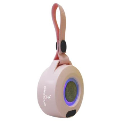 Bocina Perfect Choice Handy Portátil Inalámbrica Batería Recargable Luz RGB Color Rosa