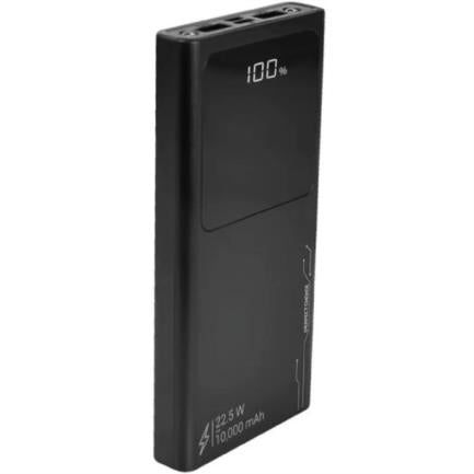 POWER BANK CARGA RAPIDA 10 000 MAH 22.5W NEGRO