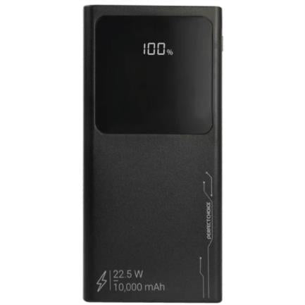 POWER BANK CARGA RAPIDA 10 000 MAH 22.5W NEGRO