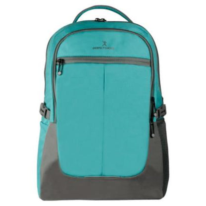 Mochila Perfect Choice Vagary para Laptop 15.6" Color Verde-Gris