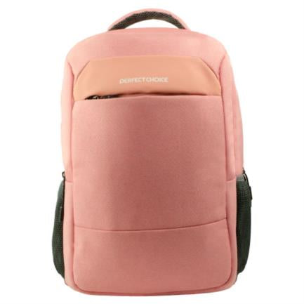 Mochila Perfect Choice Fearless para Laptop 15.6" Color Rosa Gold