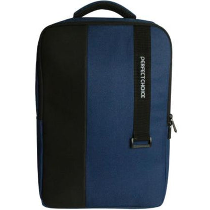 Mochila Perfect Choice Classy para Laptop 15.6" Color Azul-Negro