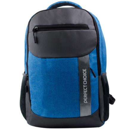 Mochila Perfect Choice Youth para Laptop 15.6" Color Negro-Azul