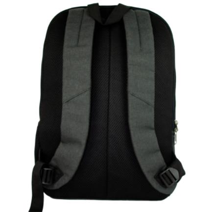 Mochila Perfect Choice Stamp Slim para Laptop 15.6" Color Negro