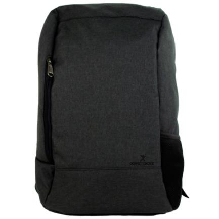 Mochila Perfect Choice Stamp Slim para Laptop 15.6" Color Negro