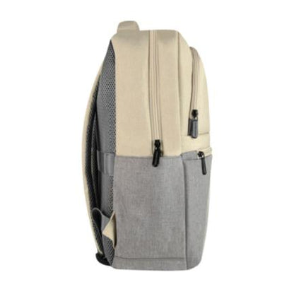 MOCHILA PARA LAPTOP 15.6" SUNSET - TAUPE CON GRIS.