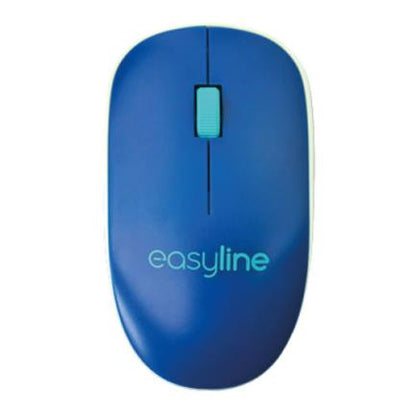 Mouse Inalámbrico Perfect Choice Easy Line Viva Color Azul