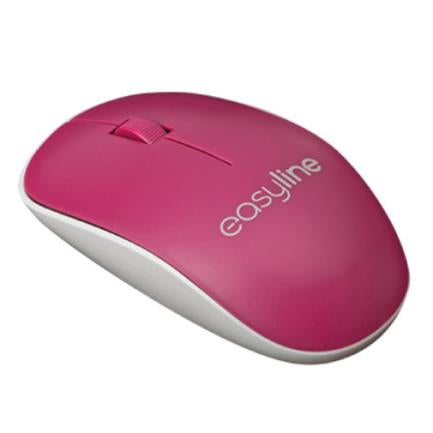 Mouse Inalámbrico Perfect Choice Easy Line Viva Color Magenta