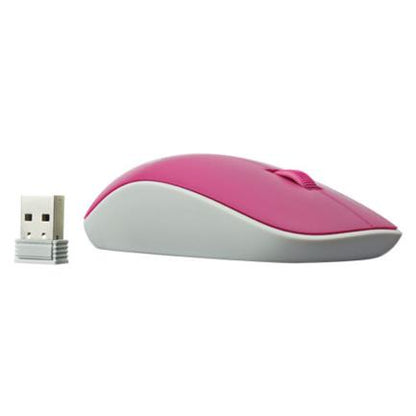 Mouse Inalámbrico Perfect Choice Easy Line Viva Color Magenta