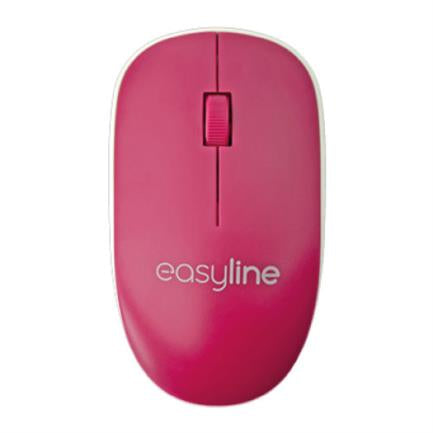 Mouse Inalámbrico Perfect Choice Easy Line Viva Color Magenta