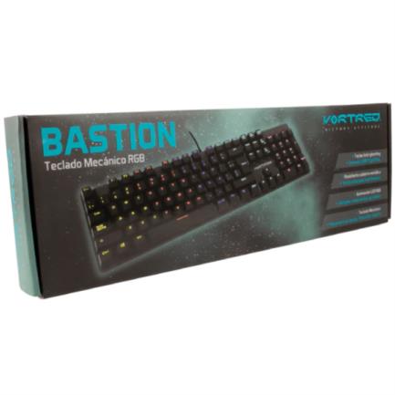 Teclado Vortred Bastion Mecánico USB con Luz RGB