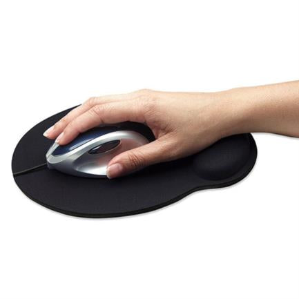 MOUSEPAD MANHATTAN DESCANSA MUNECAS TIPO GEL NEGRO