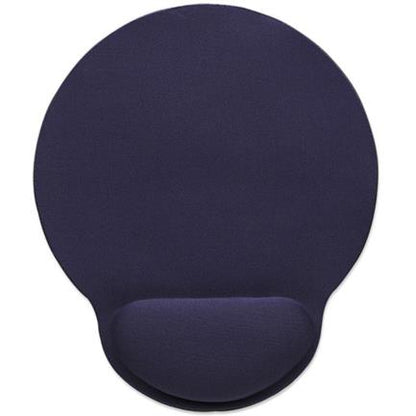 MOUSEPAD CON DESCANSA MUNECAS TIPO GEL ERGONOMICO AZUL MARINO