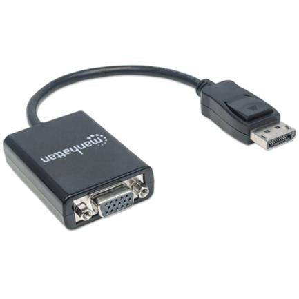 CABLE ADAPTADOR CONVERTIDOR DISPLAYPORT A VGA HD15 1080P M-H