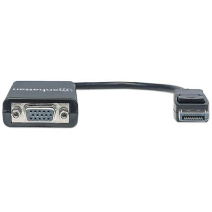 CABLE ADAPTADOR CONVERTIDOR DISPLAYPORT A VGA HD15 1080P M-H