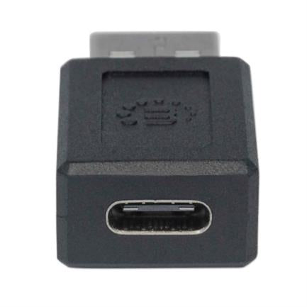 ADAPTADOR CONVERTIDOR USB-C A USB TIPO A 2.0 HEMBRA-MACHO