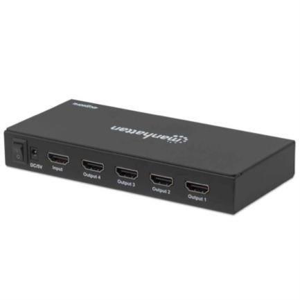 VIDEO SPLITTER HDMI 4K 60HZ 3D 4 PTOS DIVISOR DUPLICADOR DE SENAL