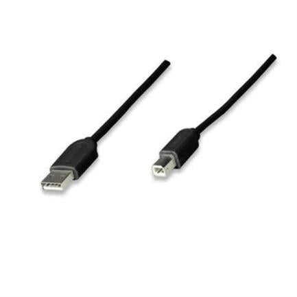 CABLE USB A-B 1.8M IMPRESORA NEGRO