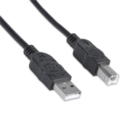 CABLE USB A-B 1.8M IMPRESORA NEGRO