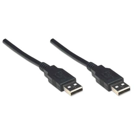 CABLE USB V2.0 A-A 1.8M NEGRO .