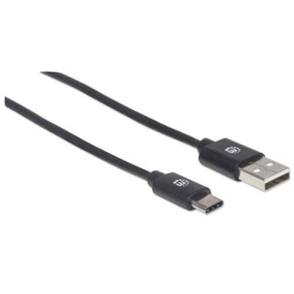 CABLE USB-C V2.0 C-A 2.0M NEGRO 480MBPS