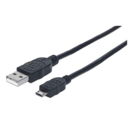 CABLE USB V2.0 A-MICRO B 0.5M NEG BB