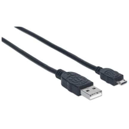 CABLE USB V2.0 A-MICRO B 0.5M NEG BB